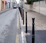 Стационарные и съемные парковочные столбики Urbaco Champs Elysees