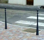 Стационарные и съемные парковочные столбики Urbaco Demoiselle